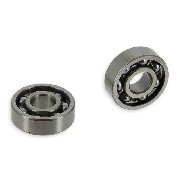 Pair of Wheel Bearings Baotian 50cc BT49QT-12 (6201)
