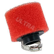 Dual Layer Foam Air Filter - 36mm - Red