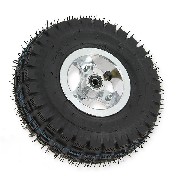 Complete front wheel for 3.00-4 pocket ATV