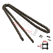 72 Links Reinforced Drive Chain for ATV Pocket Quad (small pitch)