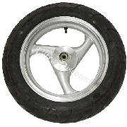 Front Wheel for Chinese Scooter (Silver - type 3)