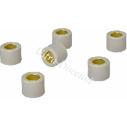 Set of 6 Roller Weights for Scooter 250cc - 17g