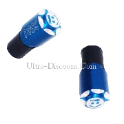 Custom Handlebar End Plugs (type 1) - Blue