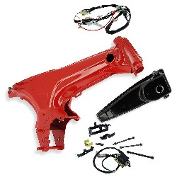 Frame for Dax - upgrade from 2.5L to 5.5L - RED