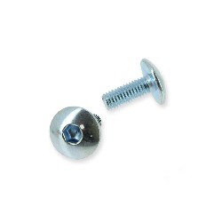 2 fairing screws M6x16 for Pocket Dirt Nitro (chrome)