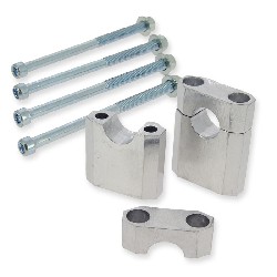Handlebar clamp + screws for Dirt Bike (typ1-Alu)