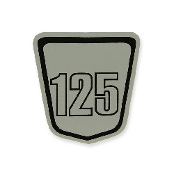 125cc sticker for Skymax (gray-black)