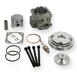 Head Kit 53cc for Pocket Bike - 3 big transfer ports - 10mm axle, Pocket Bike Spare Parts