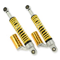 Pair of Front Gas Shock Absorbers for ATV Shineray Quad 200cc STIIE - Yellow