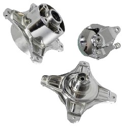Custom Front - Rear Wheel Hub 10mm for PBR 50cc ~ 125cc - (Chrome)