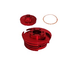 Racing Cylinder Head (type C) - Red, Pocket Bike Spare Parts