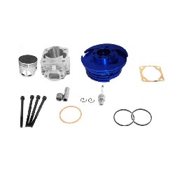 Head Kit 53cc - 4 transfer ports - 10mm axle (type C) - Blue