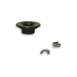 Valve Split Collet + Retainer for Baotian Scooter BT49QT-12, Baotian Parts - BT49QT-12