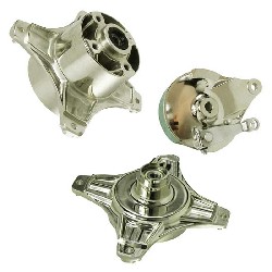 Custom Front - Rear Wheel Hub 10mm for Dax 50cc ~ 125cc - (Nickel)