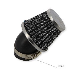 Racing Air Filter for ATV Bashan Quad 200cc (BS200S-3) - Ø 40mm