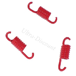 Set of 3 Red Clutch Springs for Baotian Scooter BT49QT-9 - Strong Springs