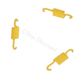 Set of 3 Yellow Clutch Springs for Baotian Scooter BT49QT-9 - Soft Springs