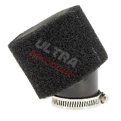 Dual Layer Foam Air Filter - 44mm - Black