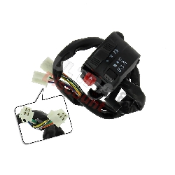 Left Switch Assembly for ATV Bashan Quad 200cc (BS200S-7A)