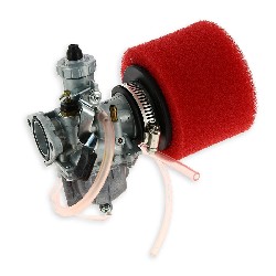 Mikuni 26mm Carburetor + Air Filter (Red) for Dirt Bike