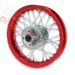 12'' Rear Rim for Dirt Bike (type 1) - Red