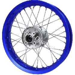 14'' Rear Rim for Dirt Bike (type 1) - Blue