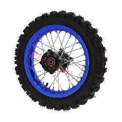 12'' Rear Wheel for Dirt Bike AGB29 - Blue