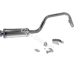 UD Racing Exhaust for Dirt Bike Chrome type 2