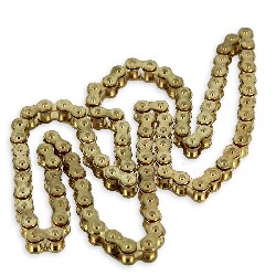 48 Links Drive Chain for Dirt Bike (420) - Gold