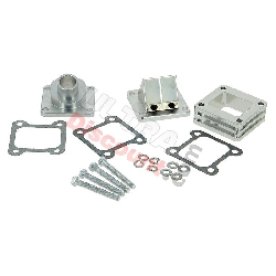 UD Racing Reed Valve Box for Dellorto Carburetor (hard intake pipe), Pocket Bike Spare Parts