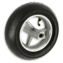 Rear Wheel w- Slick Tire for Pocket Bike - 110x50-6.5