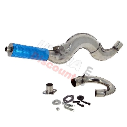 R1 Racing Exhaust for Pocket Bike - Blue