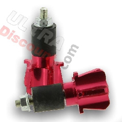 Custom Handlebar End Plugs (type 8) - Red