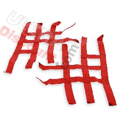 Pair of Foot Rest nets red for Bashan BS250AS-43