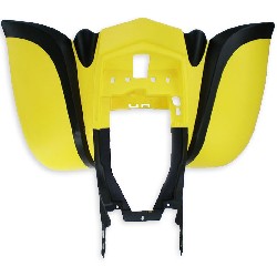 Rear Fairing for ATV Bashan Quad 200cc (BS200S-7) - Black-Yellow
