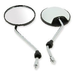 Pair of mirrors for Citycoco scooter - White