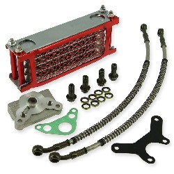 Oil Cooler (type 2, Red) for ZB Honda / PBR Skyteam, PBR Skyteam ZB Honda Spare Parts