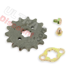 Sprocket drive and fixing for engine 125cc for PBR Skyteam