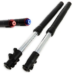 Hight Quality Front 735 Fork Tubes, single adjustment, 12 axles - Black