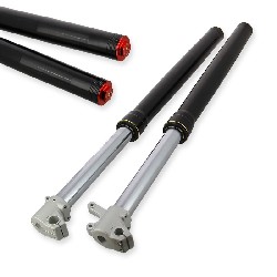 Hight Quality Front Fork Tubes 800mm, single adjustment, 12mm axles - Black