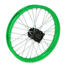 17'' Front Rim for Dirt Bike AGB30 - Green