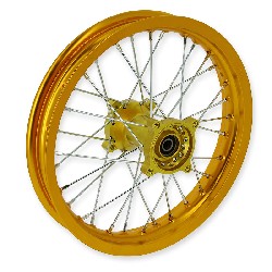 Premium 14'' Rear Rim for Dirt Bike (CNC-milled), Dirt Bike Spare Parts