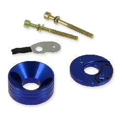 Adapter for 30mm Air Filter + Integrated Choke (Blue) 