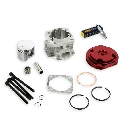 Head Kit 53cc - 4 transfer ports - 10mm axle (type B) - Red
