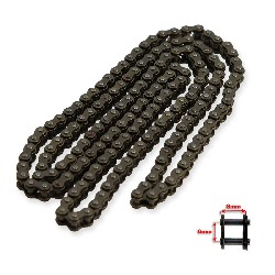 83 Links Reinforced Drive Chain for Pocket Bike (small pitch), Pocket Bike Spare Parts