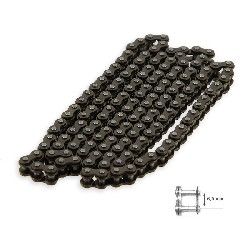 Stock Drive Chain for Pocket Bike - 68 Small Links - w-o quick link, Pocket Bike Spare Parts