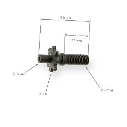 8 Tooth Reinforced Front Sprocket (type B) - small pitch, Pocket Bike Nitro Parts