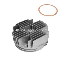 Racing Cylinder Head (type A) - Alu, Cross Pocket Bike Parts