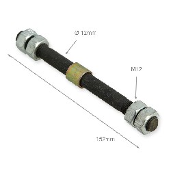 Wheel Axle for Cross Pocket Bike - 12mm type2