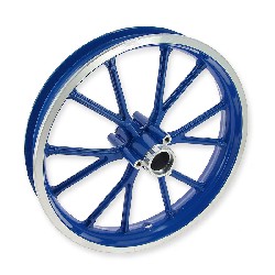 Rear Rim blue for Cross Pocket Bike (10'', type 2)